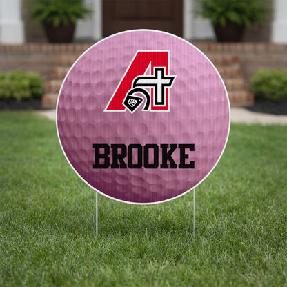 Custom 22" Golf Ball Team Yard Signs