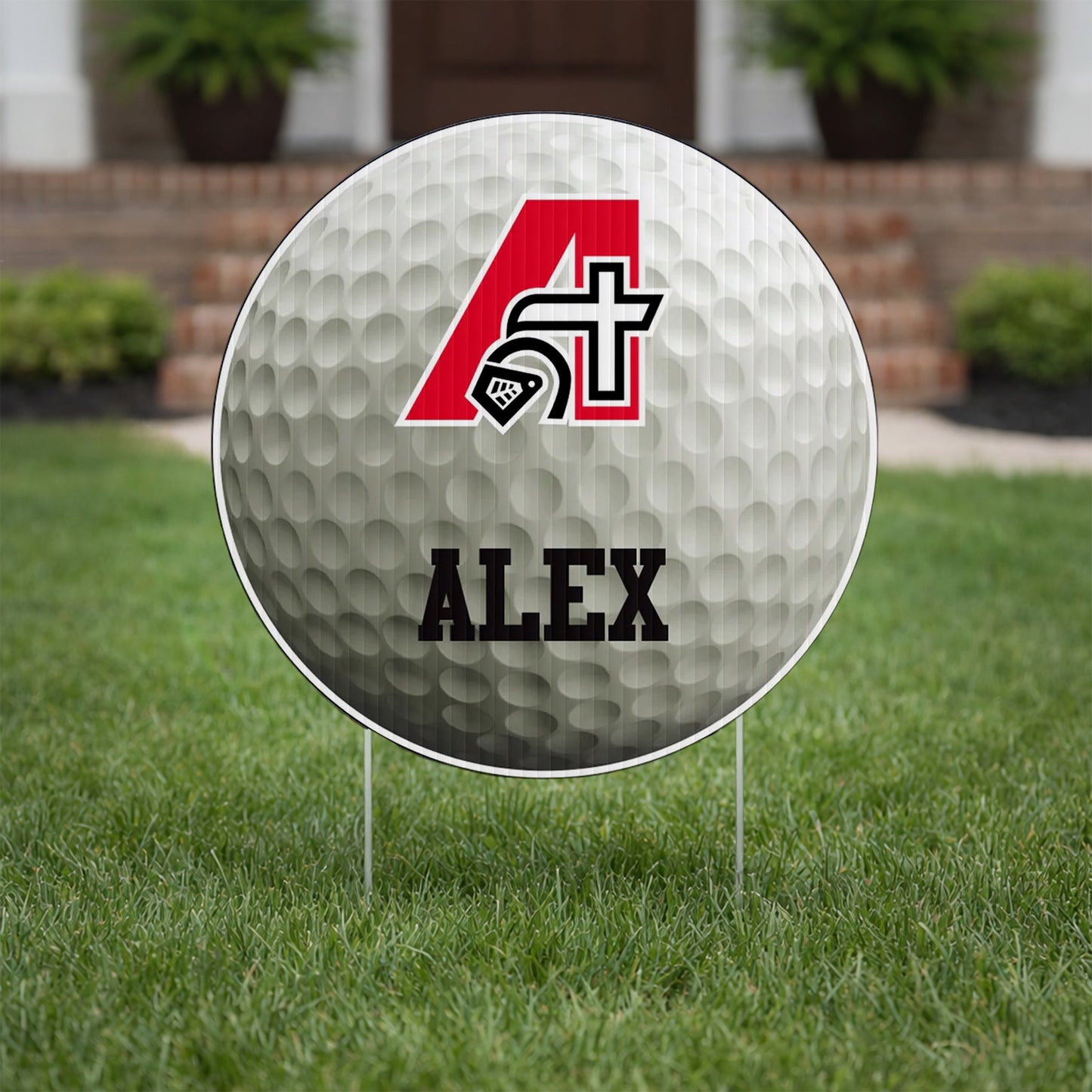 Custom 22" Golf Ball Team Yard Signs
