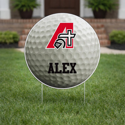 Custom 22" Golf Ball Team Yard Signs