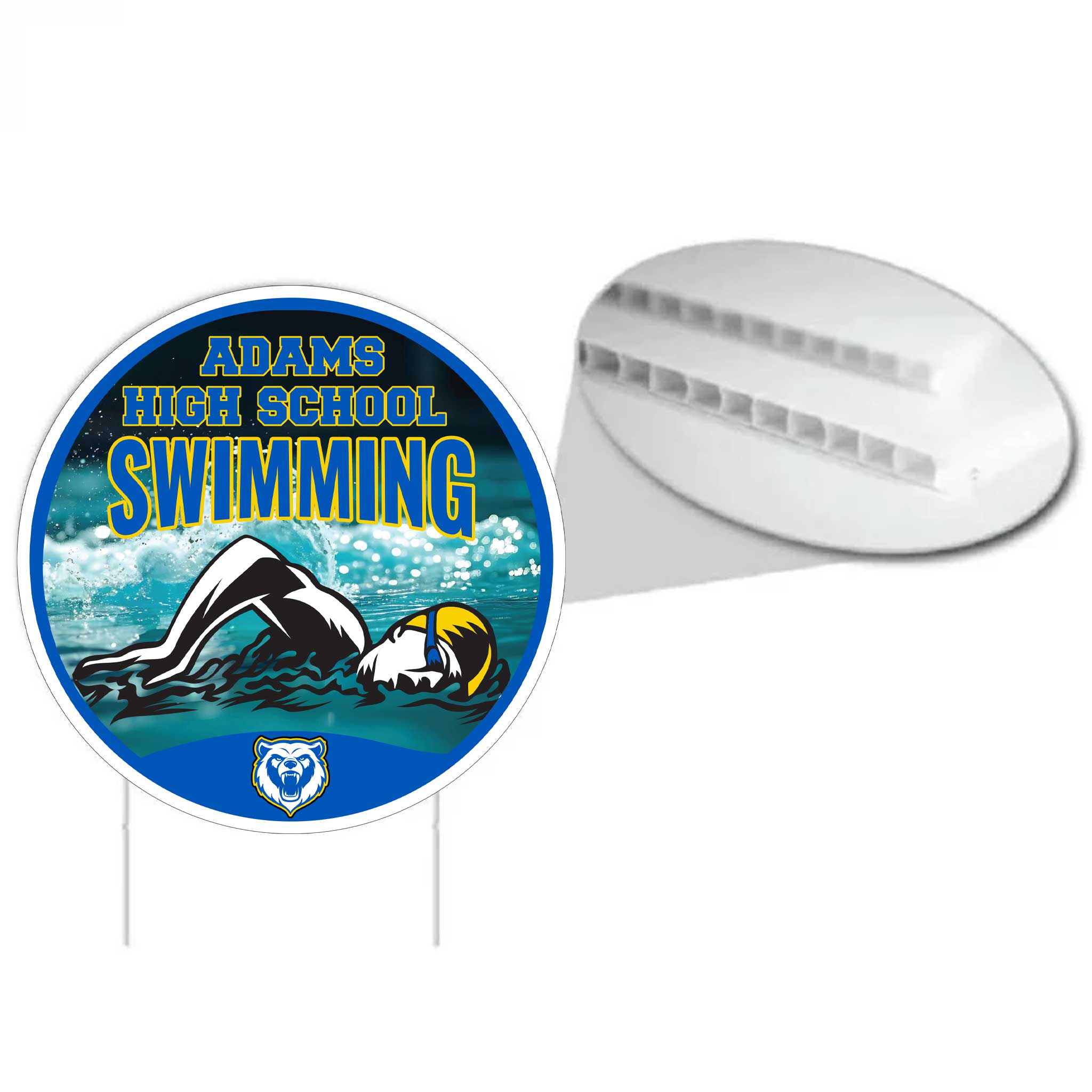 Inground Pool Sign Riders Custom 22