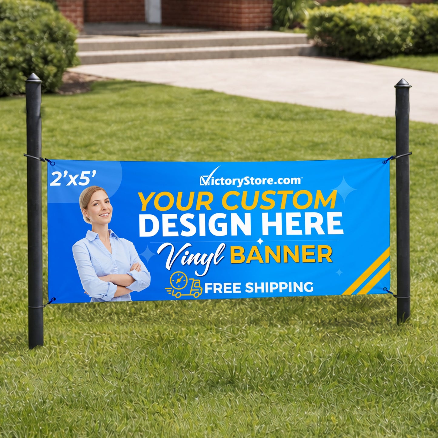 Custom 2'x5' Vinyl Banner