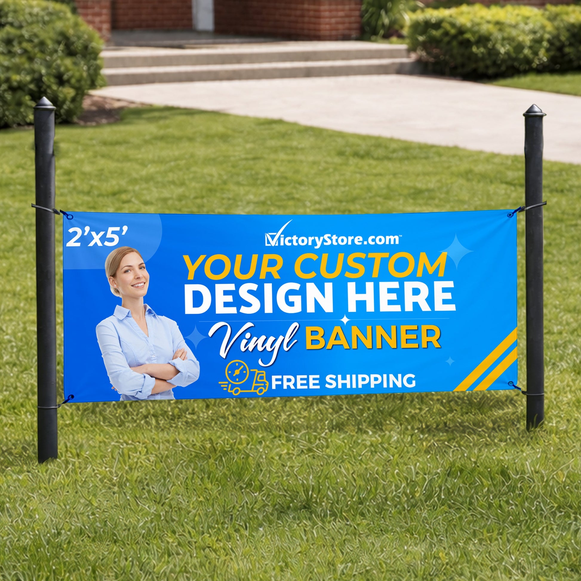 Custom 2'x5' Vinyl Banner