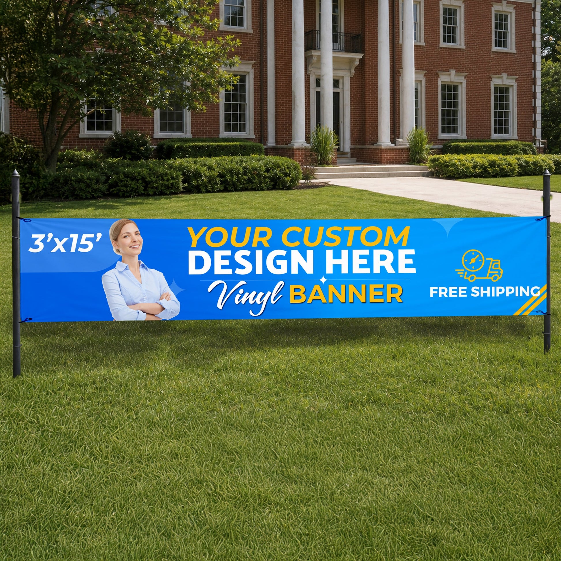 Custom 3'x15' Vinyl Banner