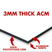 Custom 3'x4' Aluminum Composite Sign | Durable ACM Sign for Indoor ...