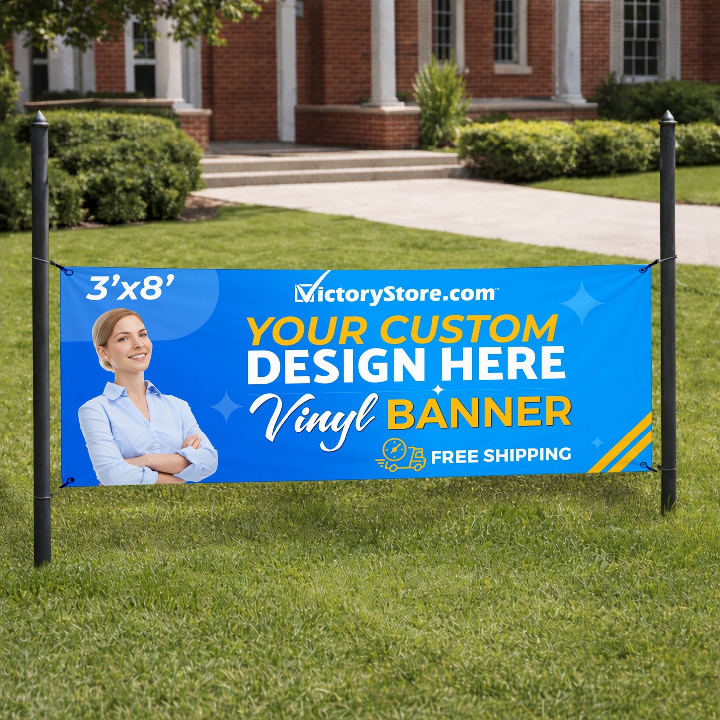 Custom 3'x8' Vinyl Banner