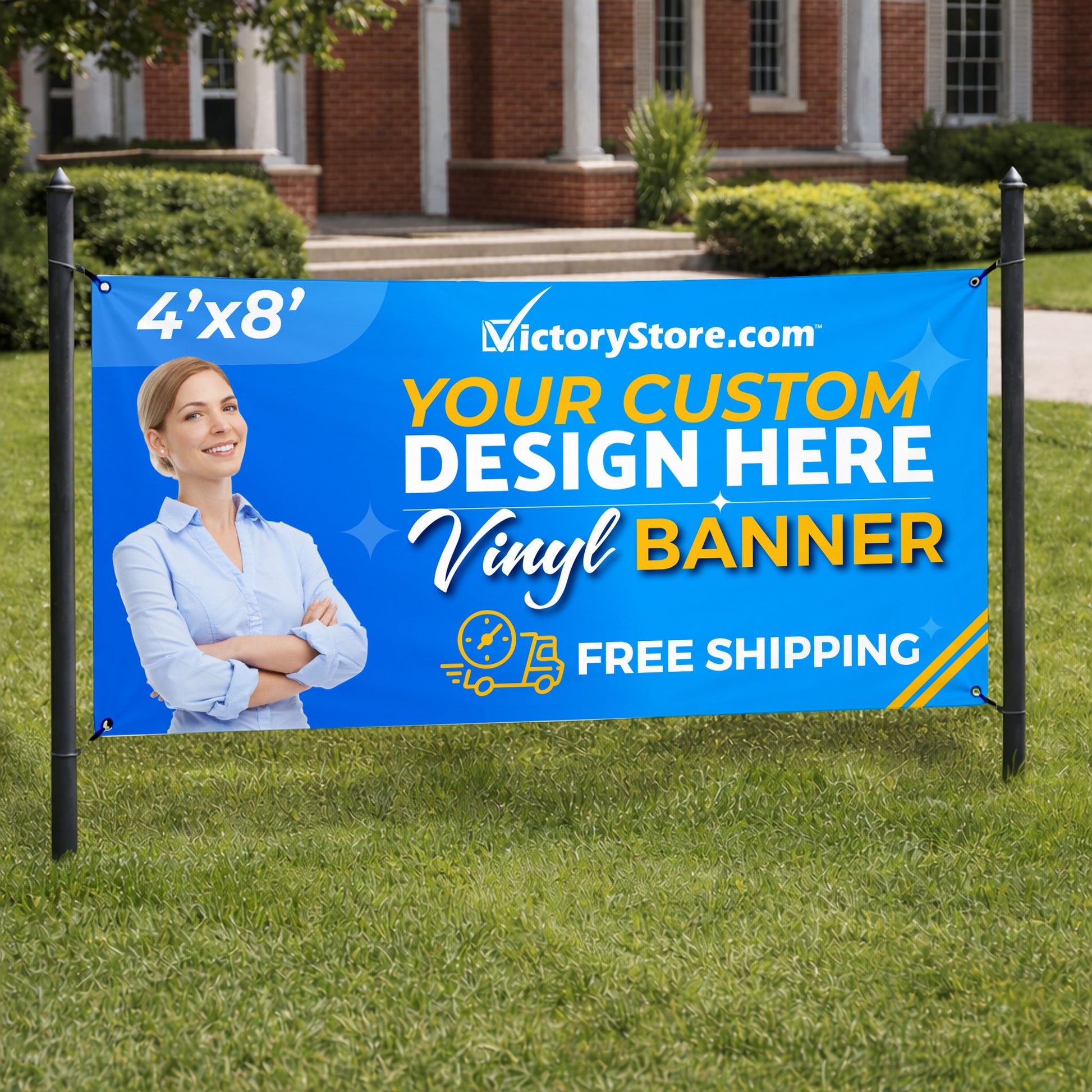 Custom 4'x8' Vinyl Banner