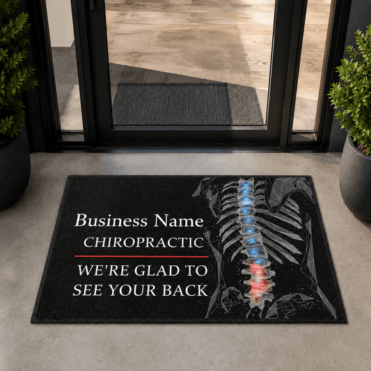 Custom Chiropractor Door Mat