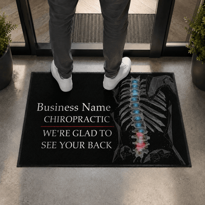 Custom Chiropractor Door Mat