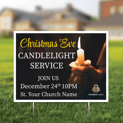 Custom Church Yard Signs | 18"x24"