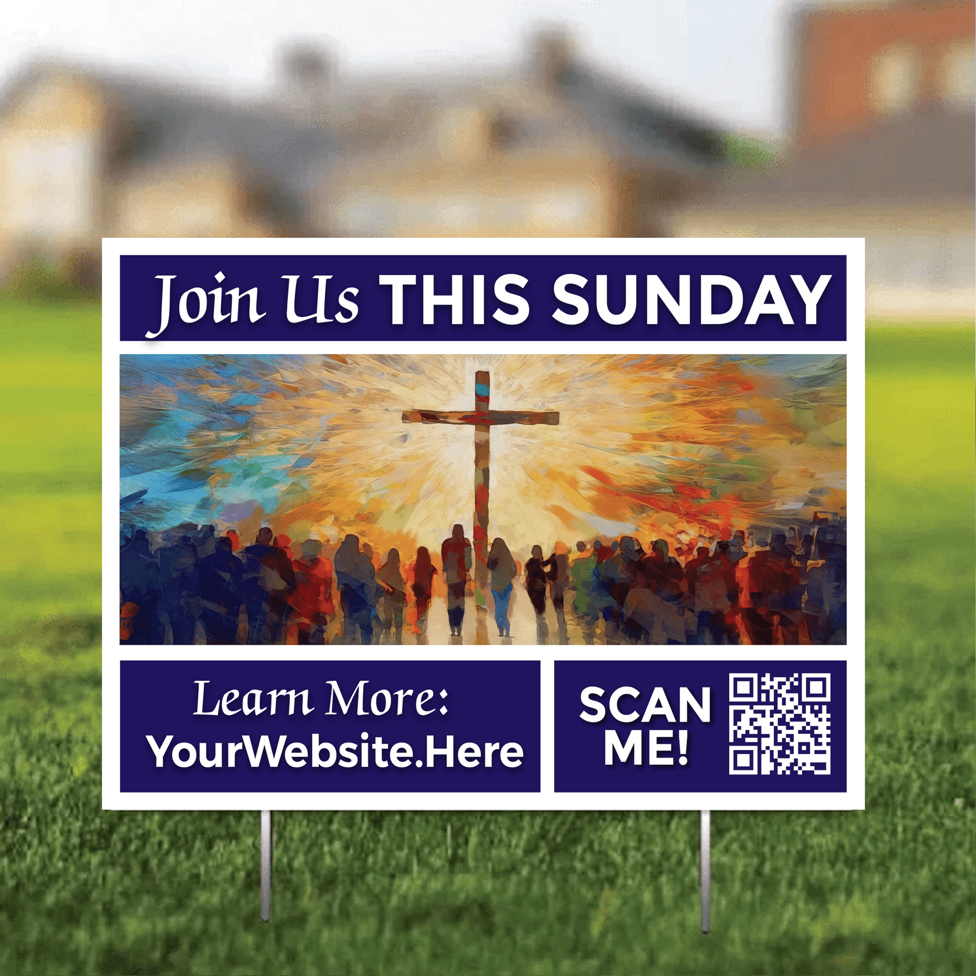 Custom Church Yard Signs | 18"x24"