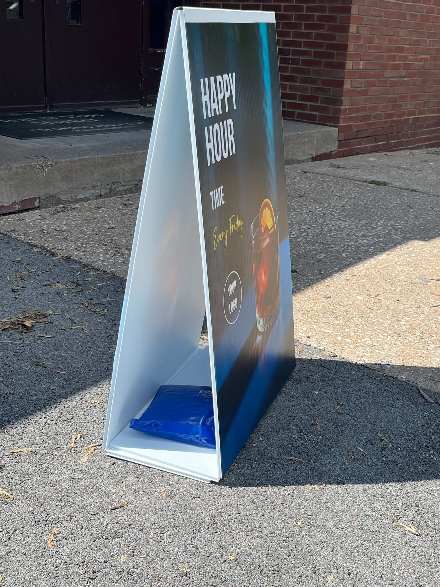 Custom Corrugated Plastic A - Frame Signs for Sidewalk & Retail Use