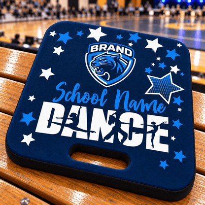 Custom Dance Team Bleacher Cushion – Personalized Stadium Seat Pad