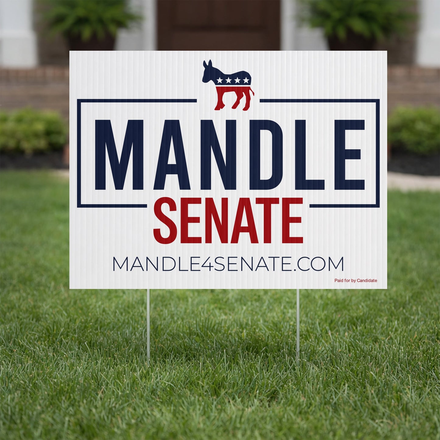 Custom Democrat 18"x24" Political Yard Signs