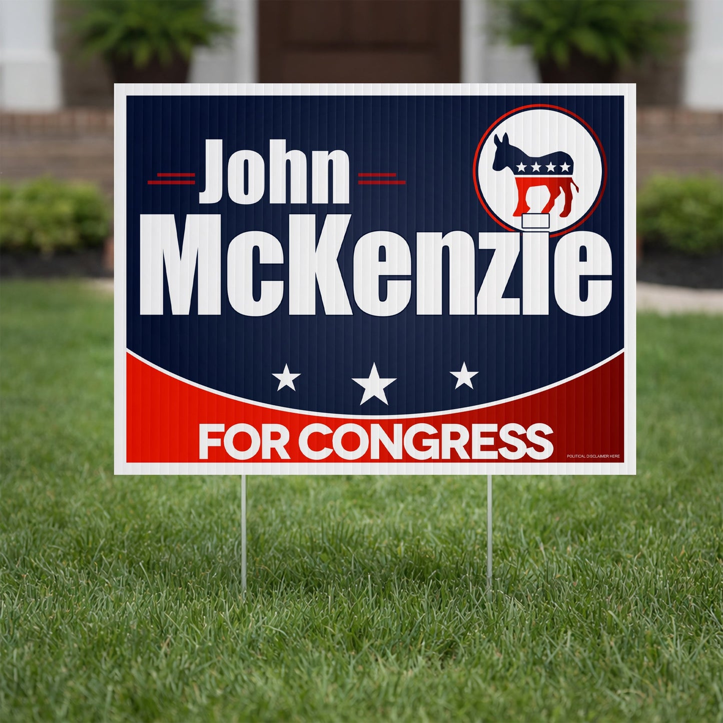 Custom Democrat 18"x24" Political Yard Signs