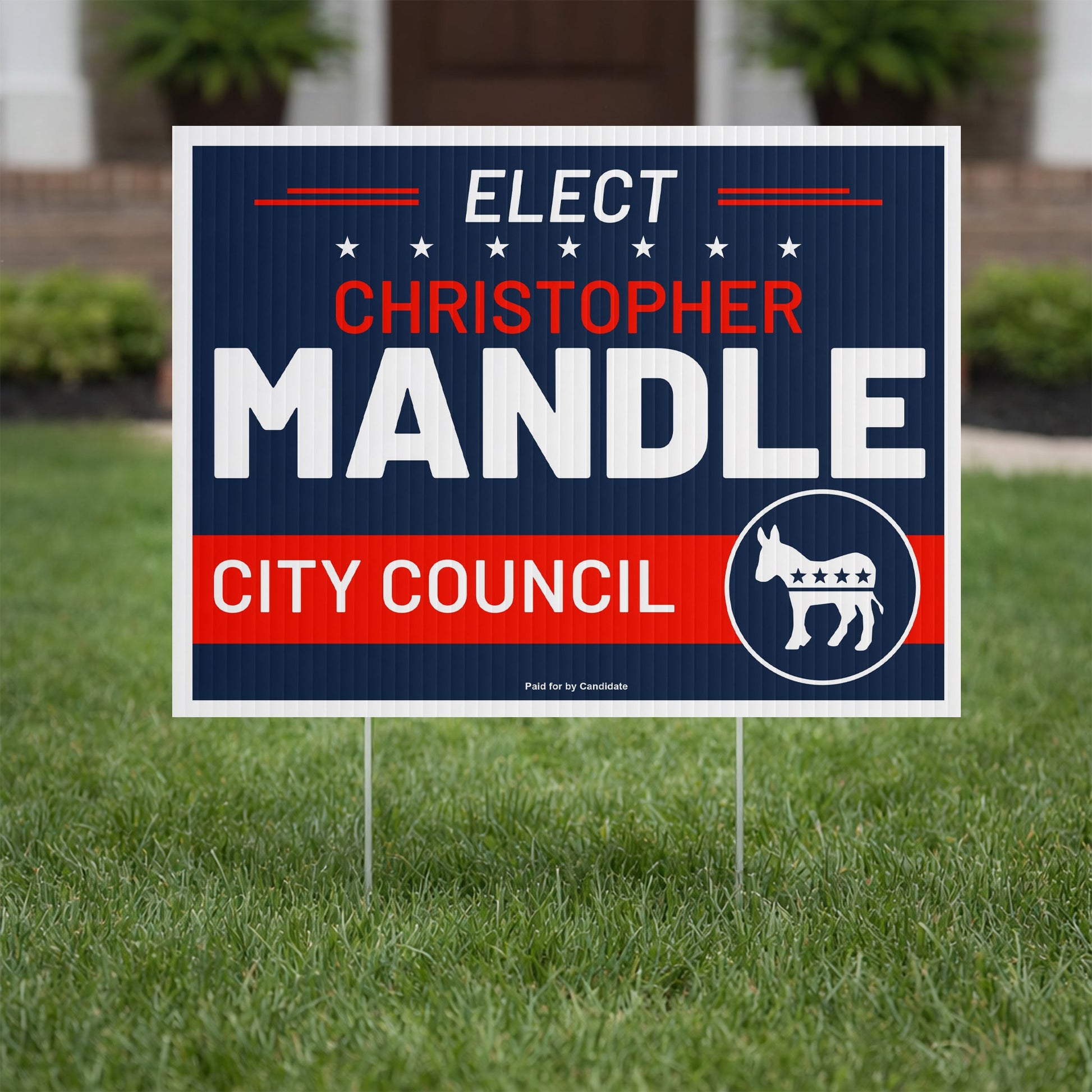 Custom Democrat 18"x24" Political Yard Signs