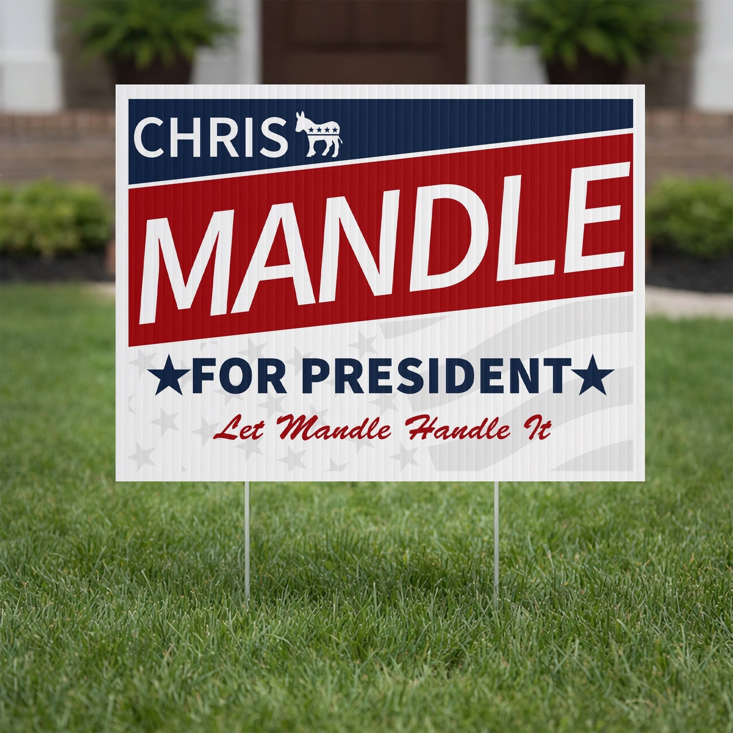 Custom Democrat 18"x24" Political Yard Signs