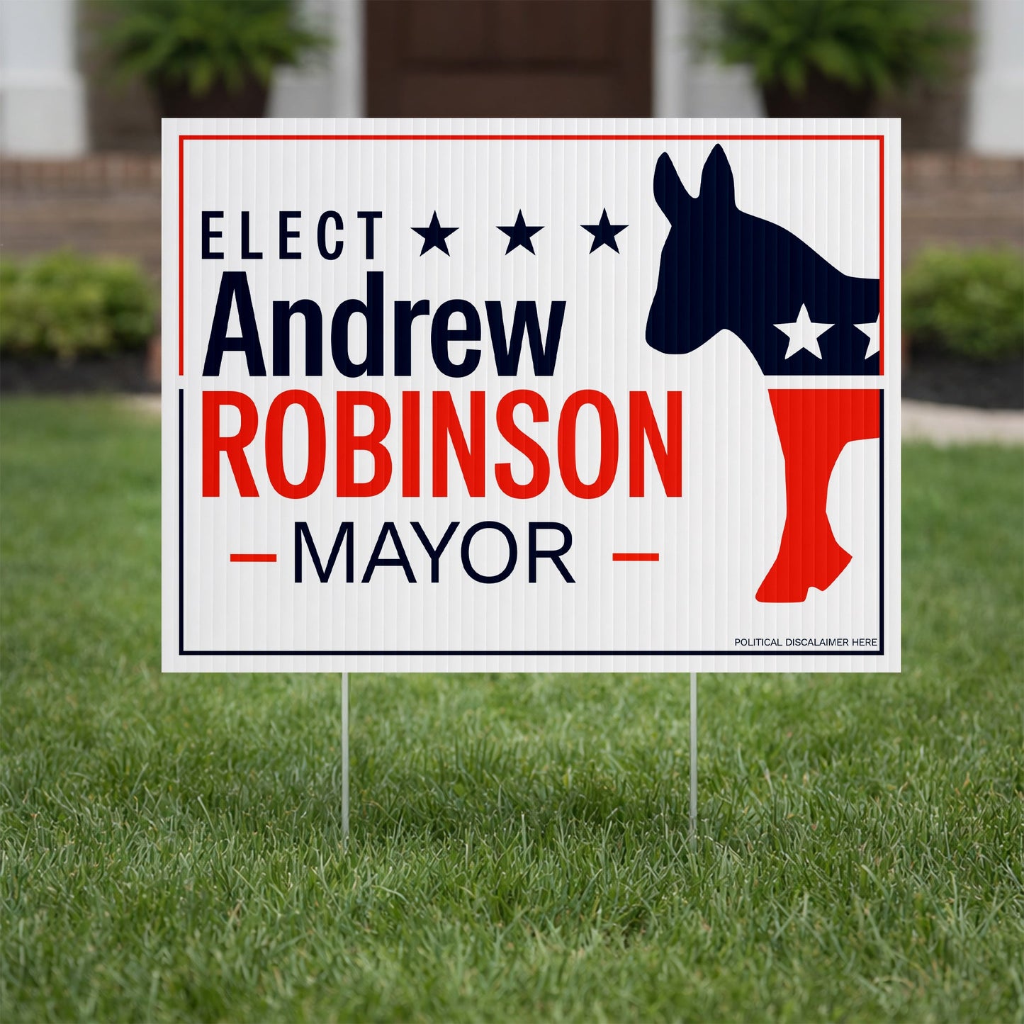 Custom Democrat 18"x24" Political Yard Signs