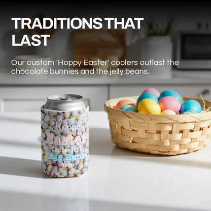 Custom Easter Egg Hunt Can and Beverage Coolers