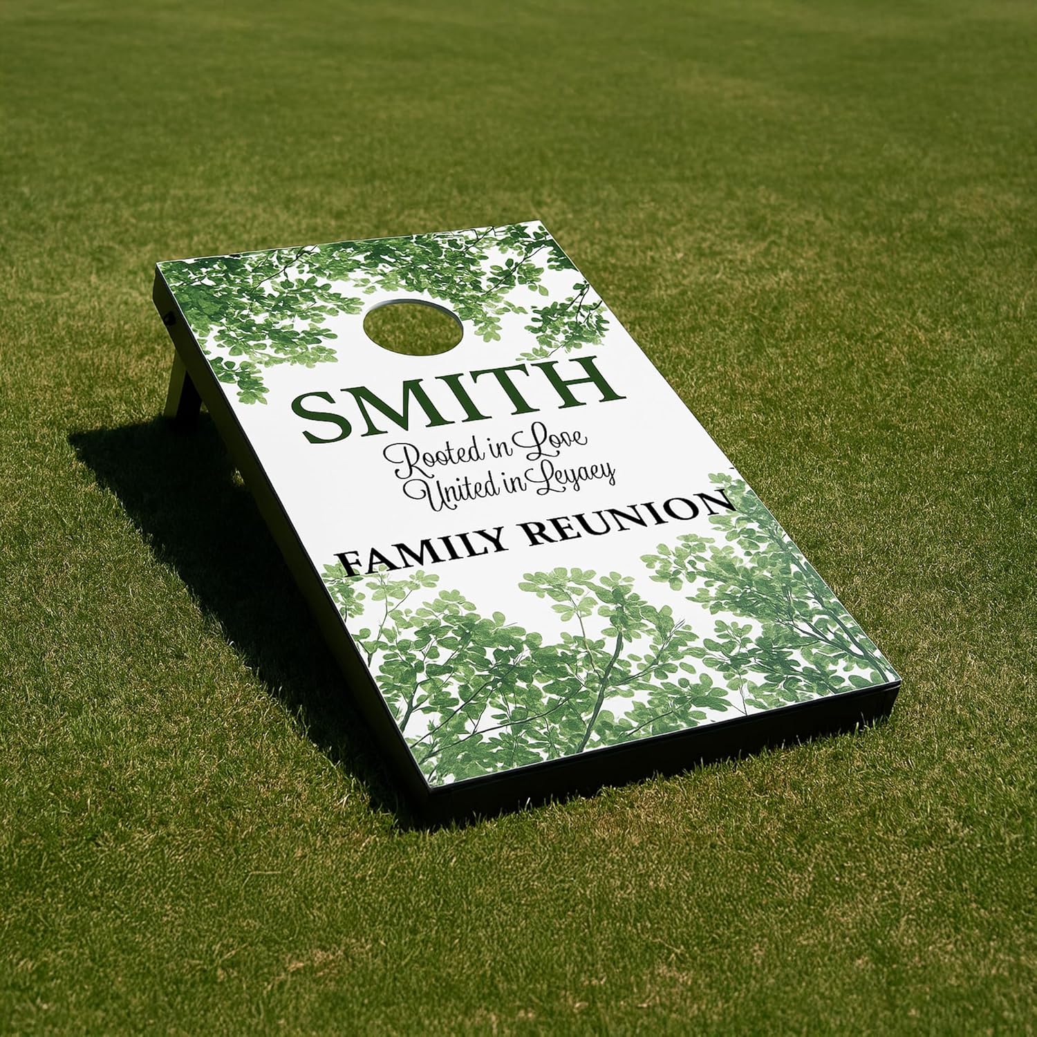 Custom Family Reunion Cornhole Set with Personalized Name, 35x24