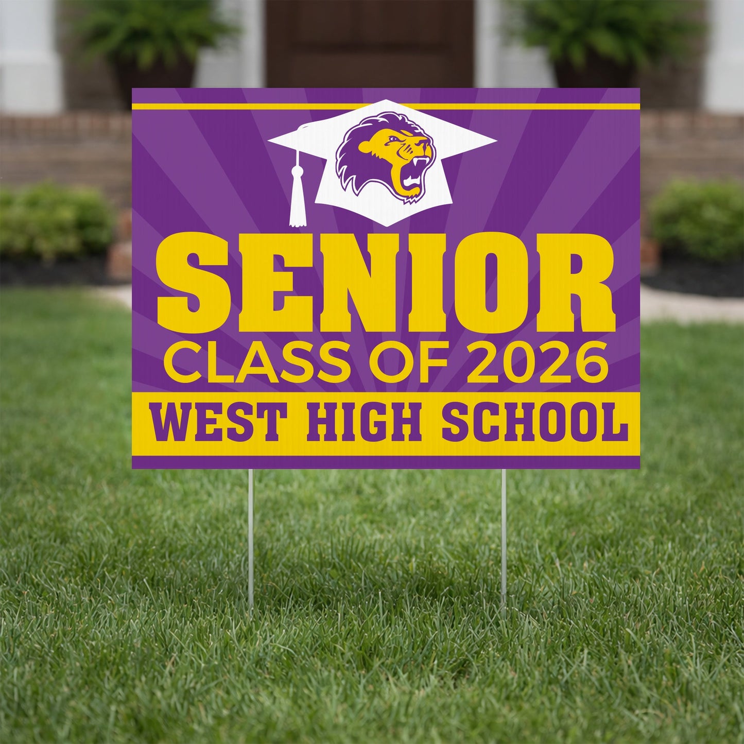 Custom Graduation Yard Signs 18"x24" Senior Yard Signs