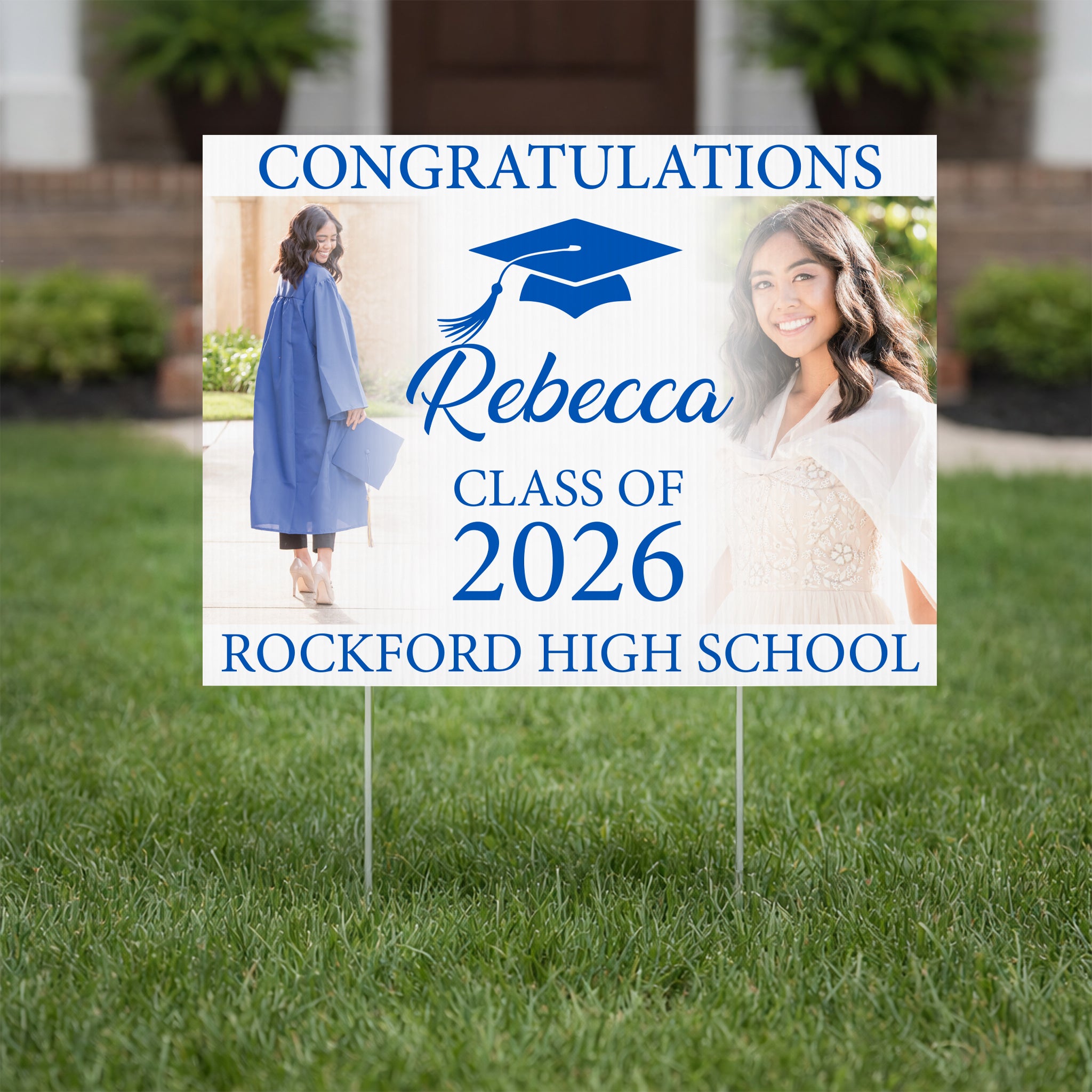 Custom Graduation Yard Signs For Seniors | Cheap & Fast – VictoryStore.com