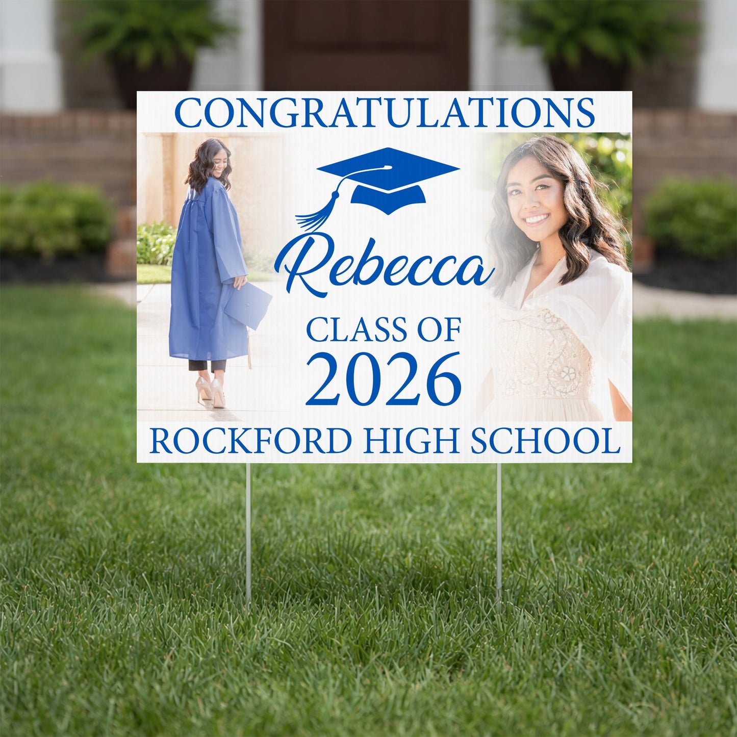 Custom Graduation Yard Signs 18"x24" Senior Yard Signs