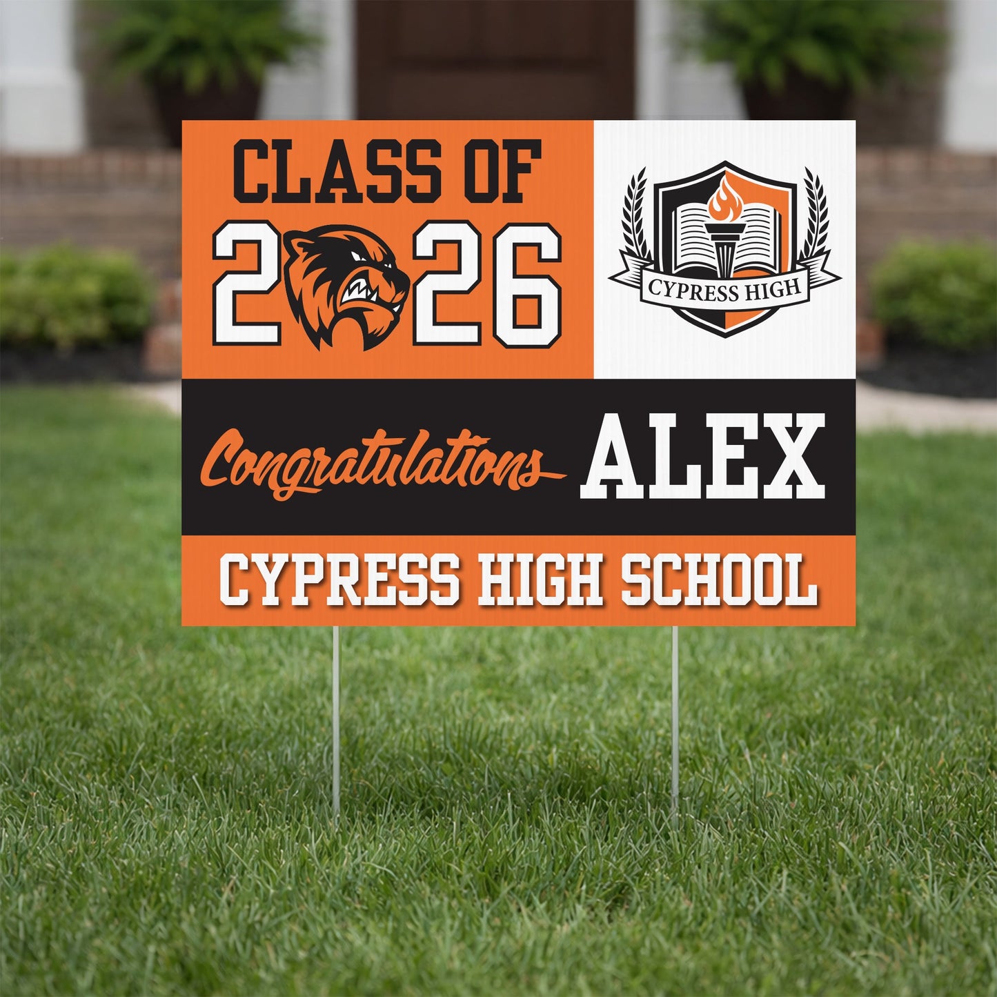 Custom Graduation Yard Signs 18"x24" Senior Yard Signs