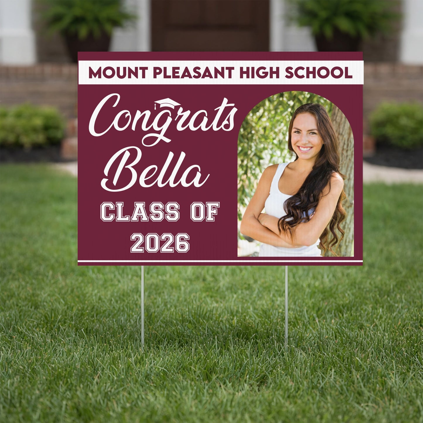 Custom Graduation Yard Signs 18"x24" Senior Yard Signs