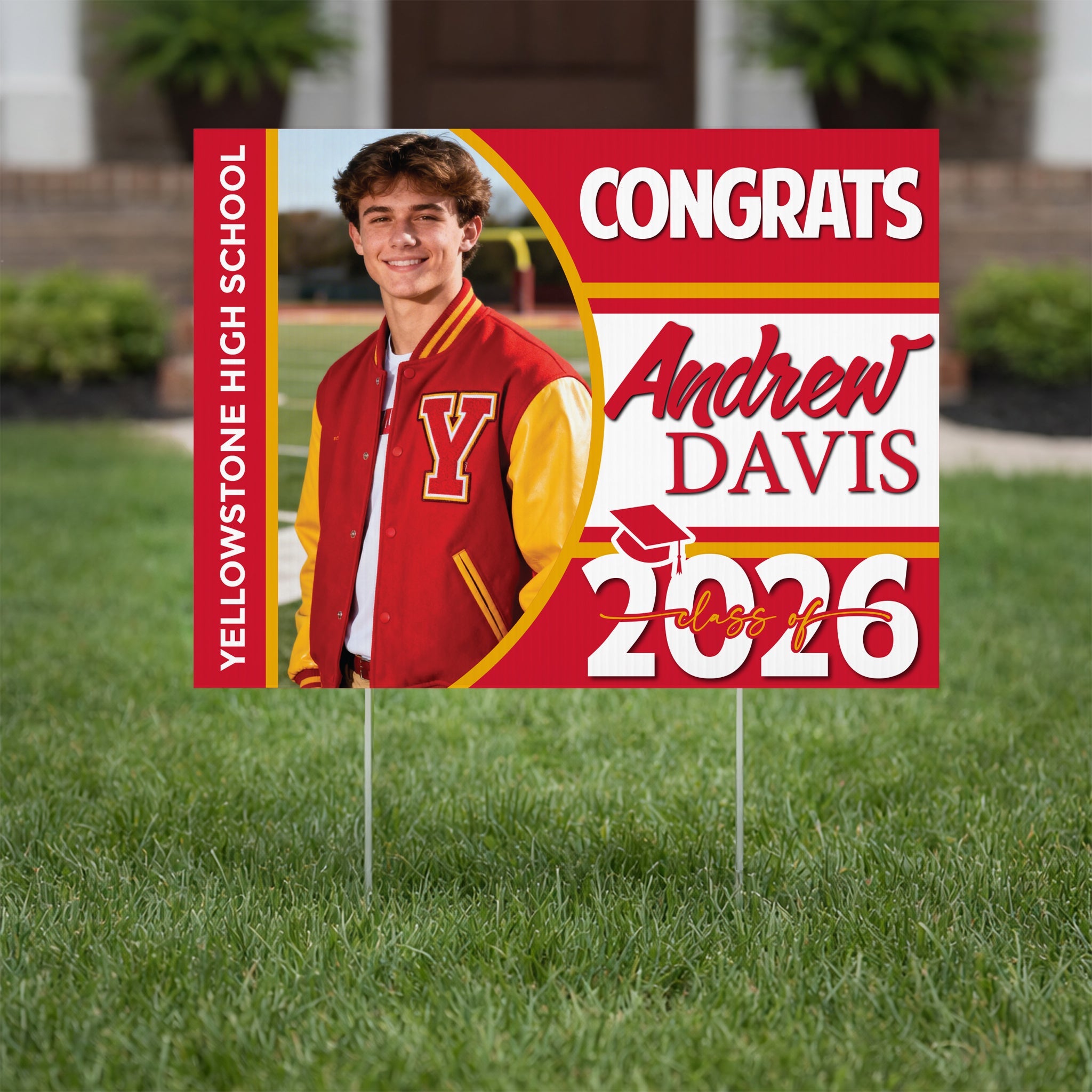 Custom Graduation Yard Signs For Seniors | Cheap & Fast – VictoryStore.com