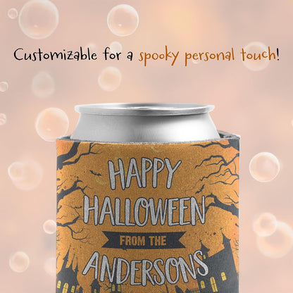 Custom Halloween Can Coolers - Set of 6 - “I Have Been Ready for Halloween Since Last Halloween”