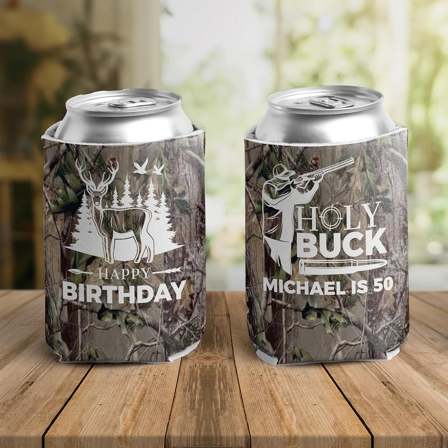 Custom Holy Buck Birthday Can Cooler