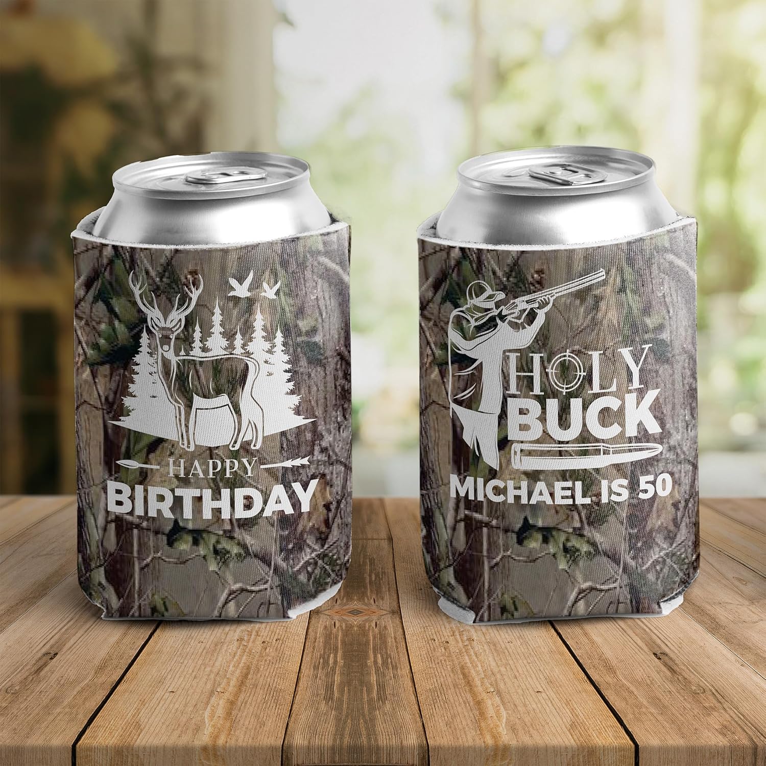 Custom Holy Buck Birthday Can Cooler