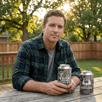 Custom Holy Buck Birthday Can Cooler