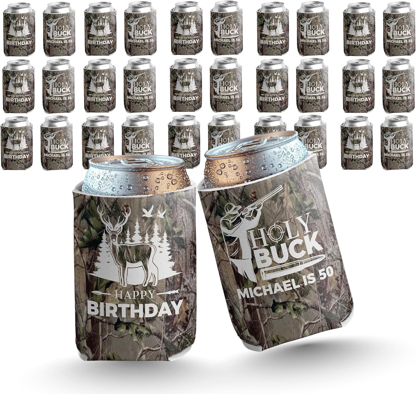 Custom Holy Buck Birthday Can Cooler