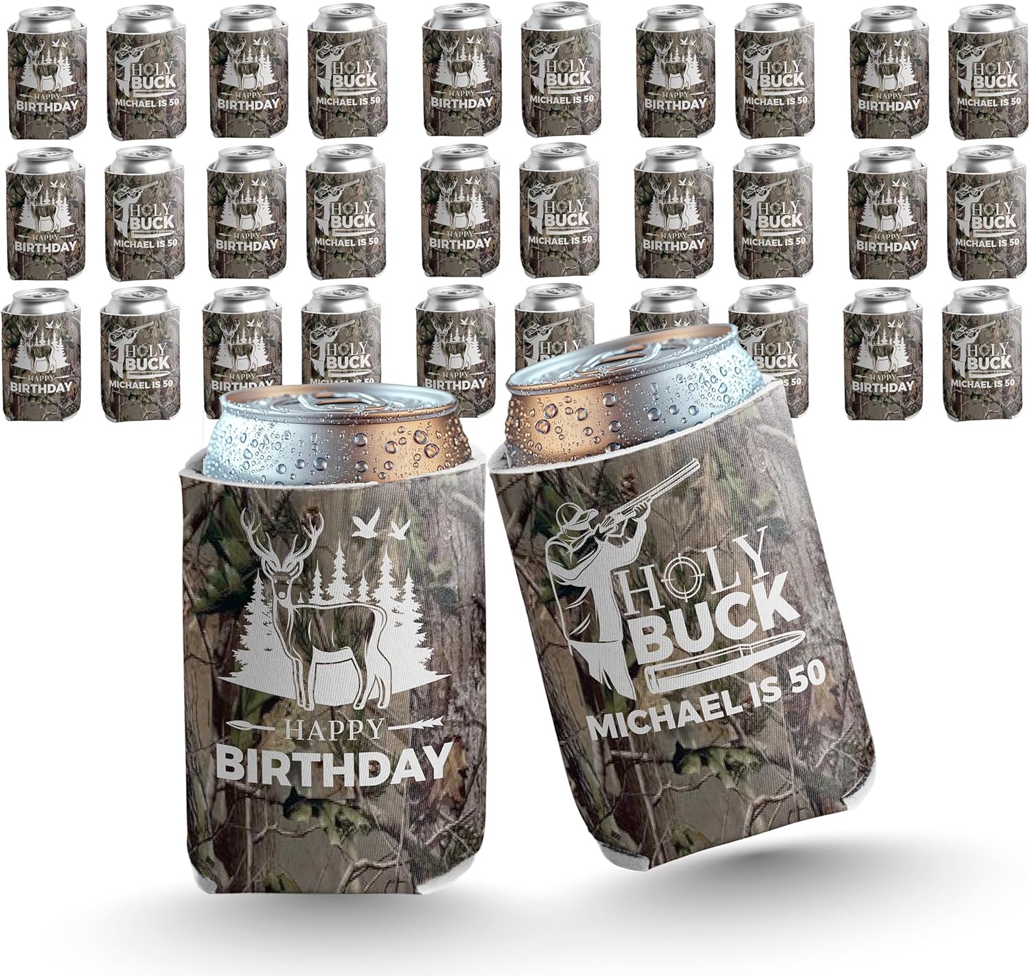 Custom Holy Buck Birthday Can Cooler
