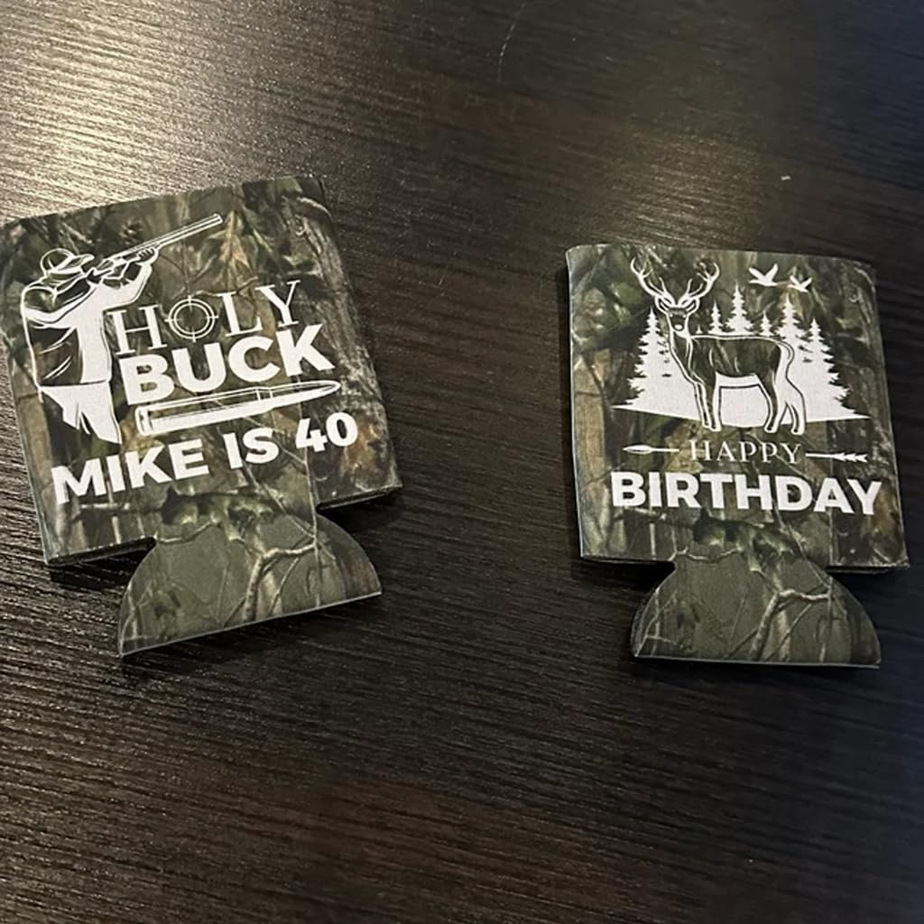 Custom Holy Buck Birthday Can Cooler