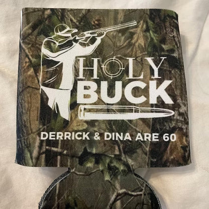 Custom Holy Buck Birthday Can Cooler