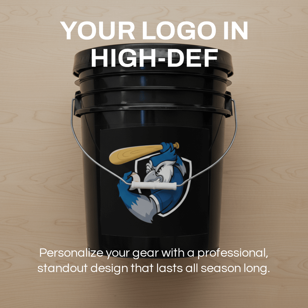 Custom Baseball / Softball Buckets for Teams w/ Logo – VictoryStore.com