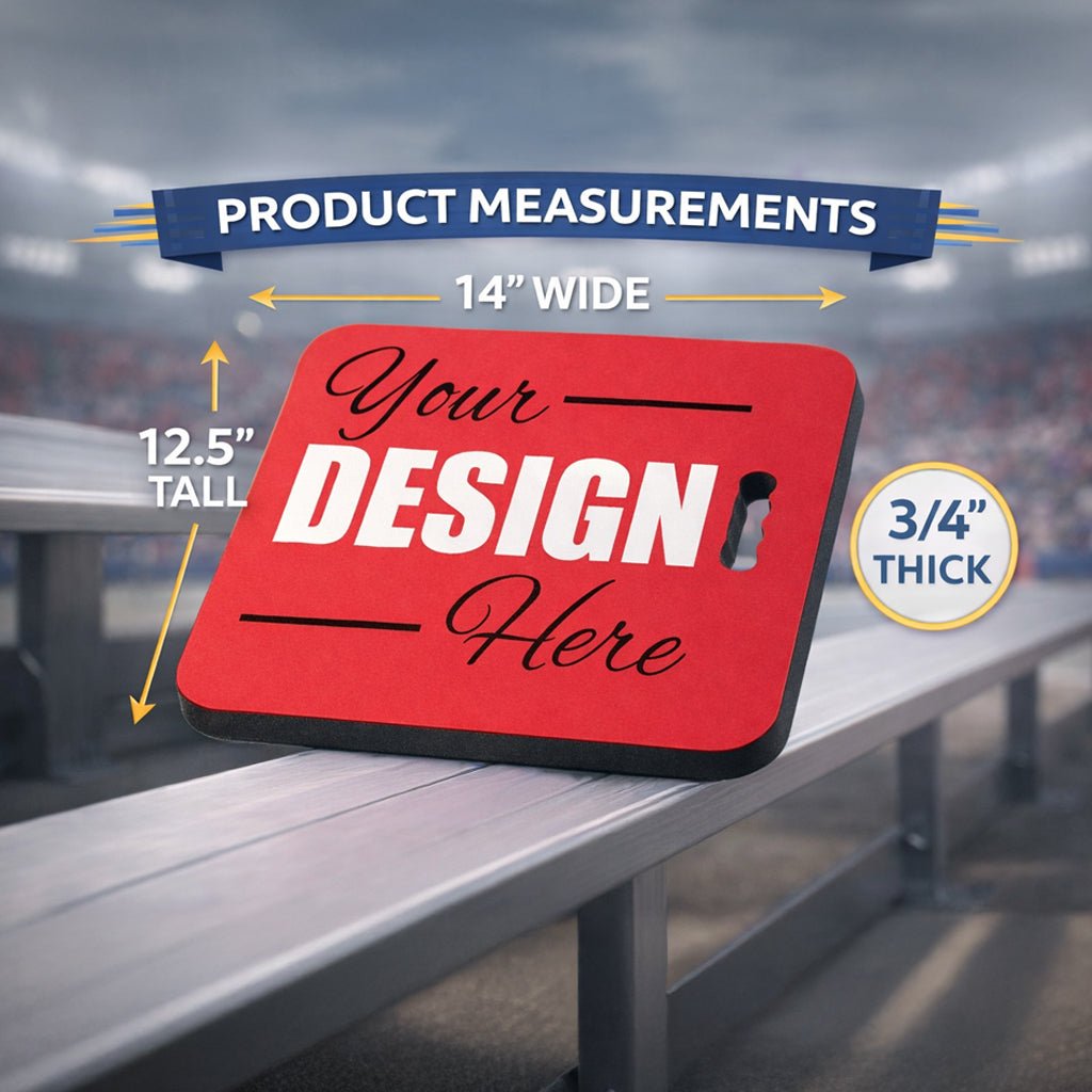 Custom Logo Stadium Seat Cushions
