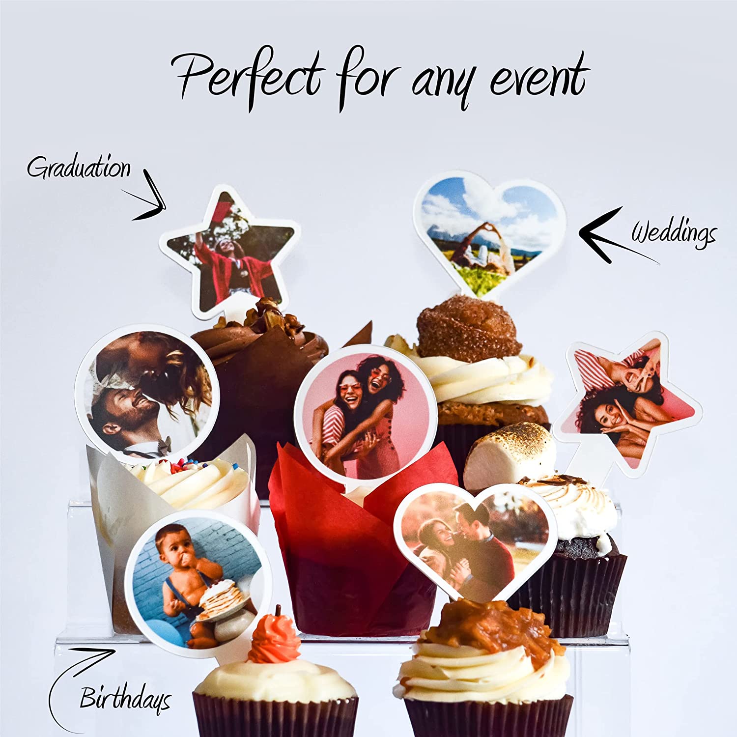 Custom Topper Insert Custom LOGO Cupcake Toppers For Any Occasion – VictoryStore.com