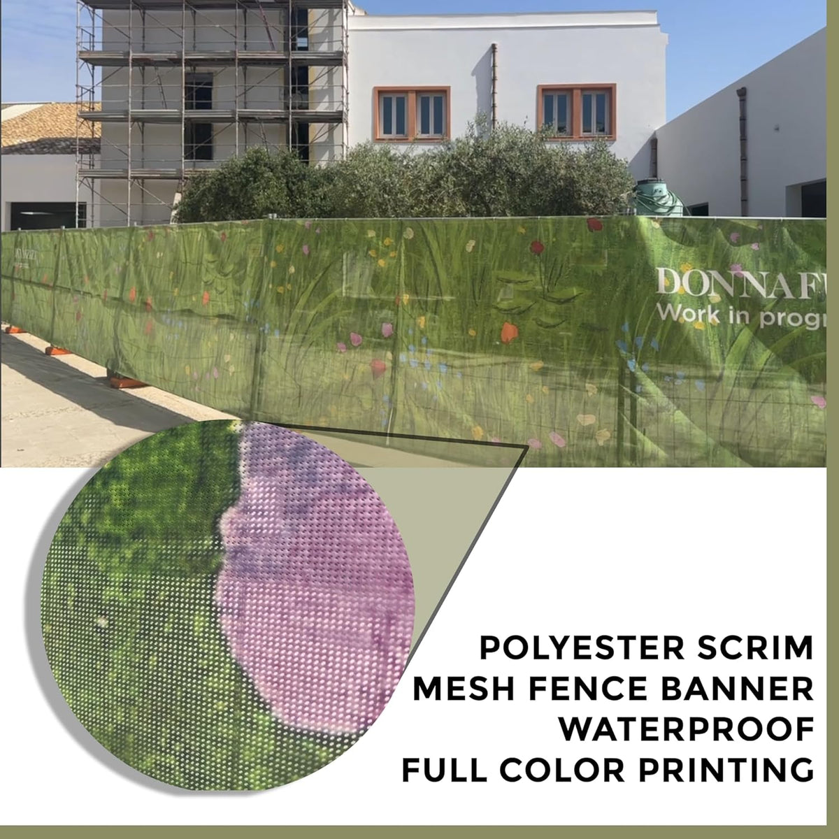 Custom Mesh Fence Banners