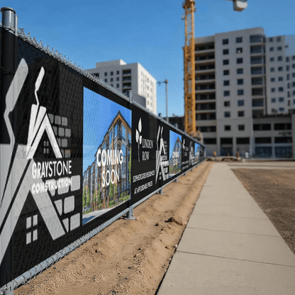 Custom Mesh Fence Banners