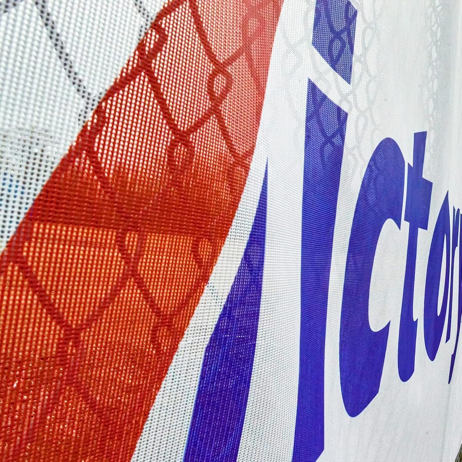 Custom Mesh Fence Banners for Schools & Athletics – Personalized Wind - Permeable Fence Wrap with Logo, Text & Colors | with Reinforced Grommets