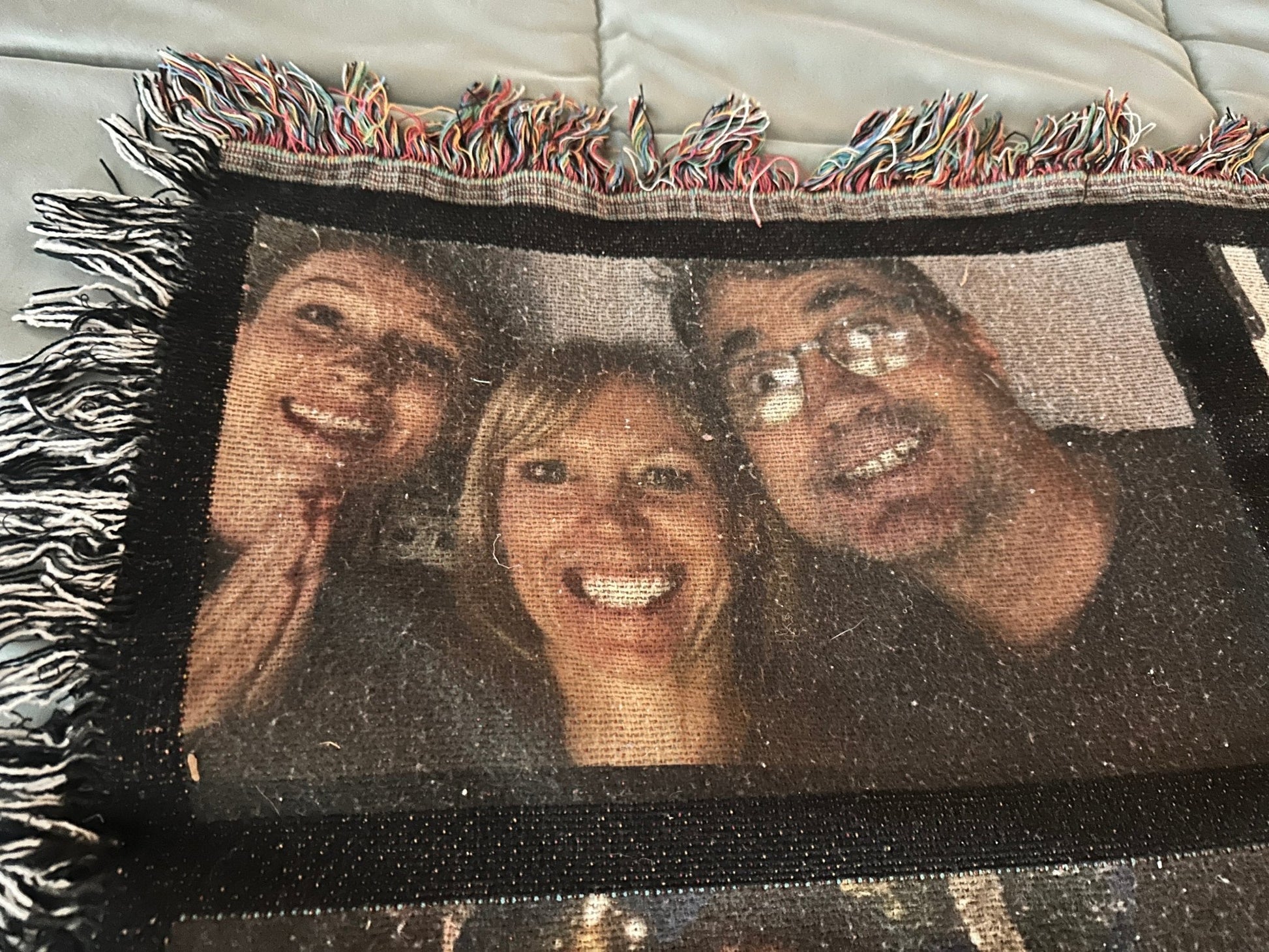 Custom Mother's Day Paneled Throw Blanket