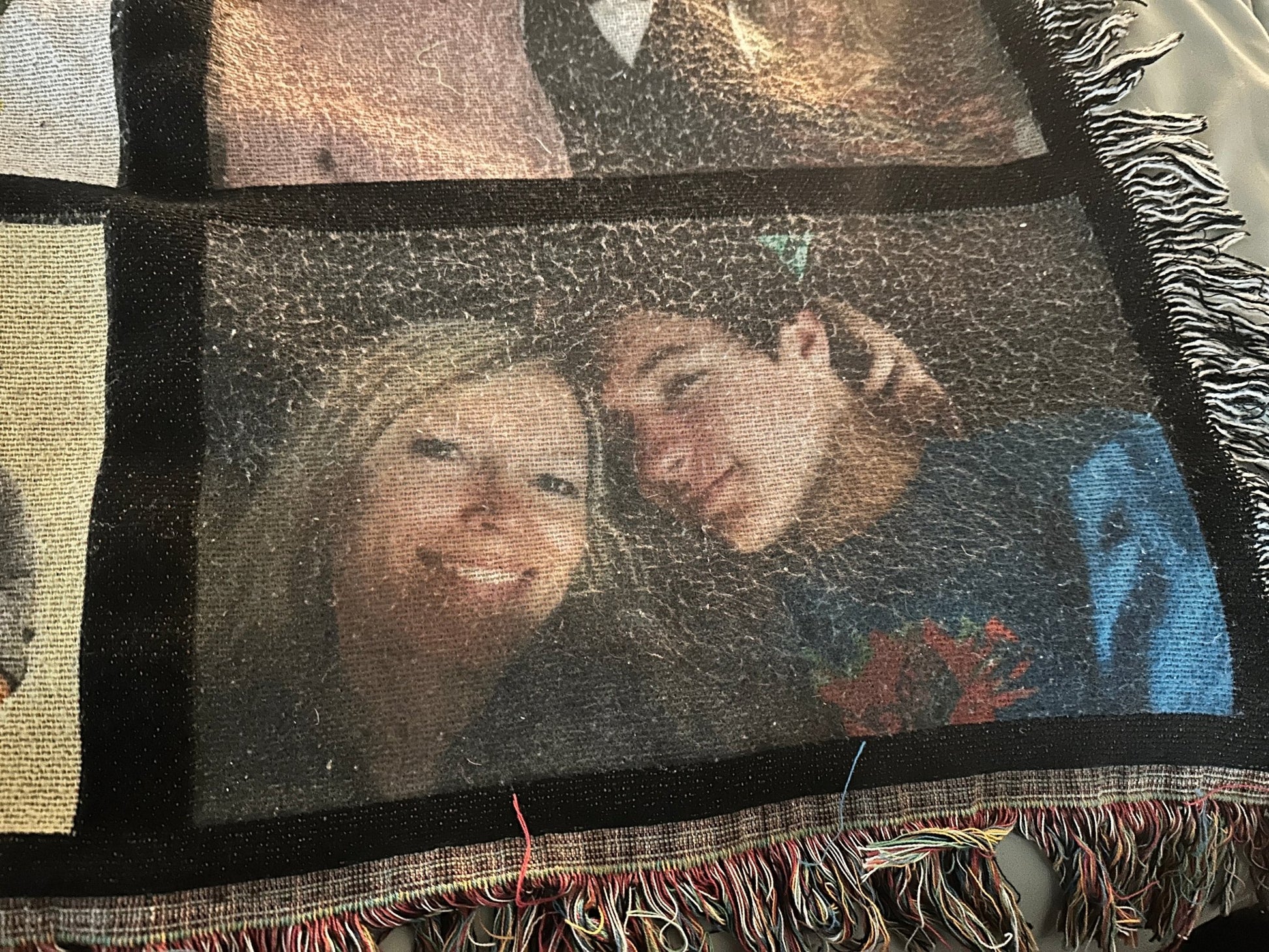 Custom Mother's Day Paneled Throw Blanket