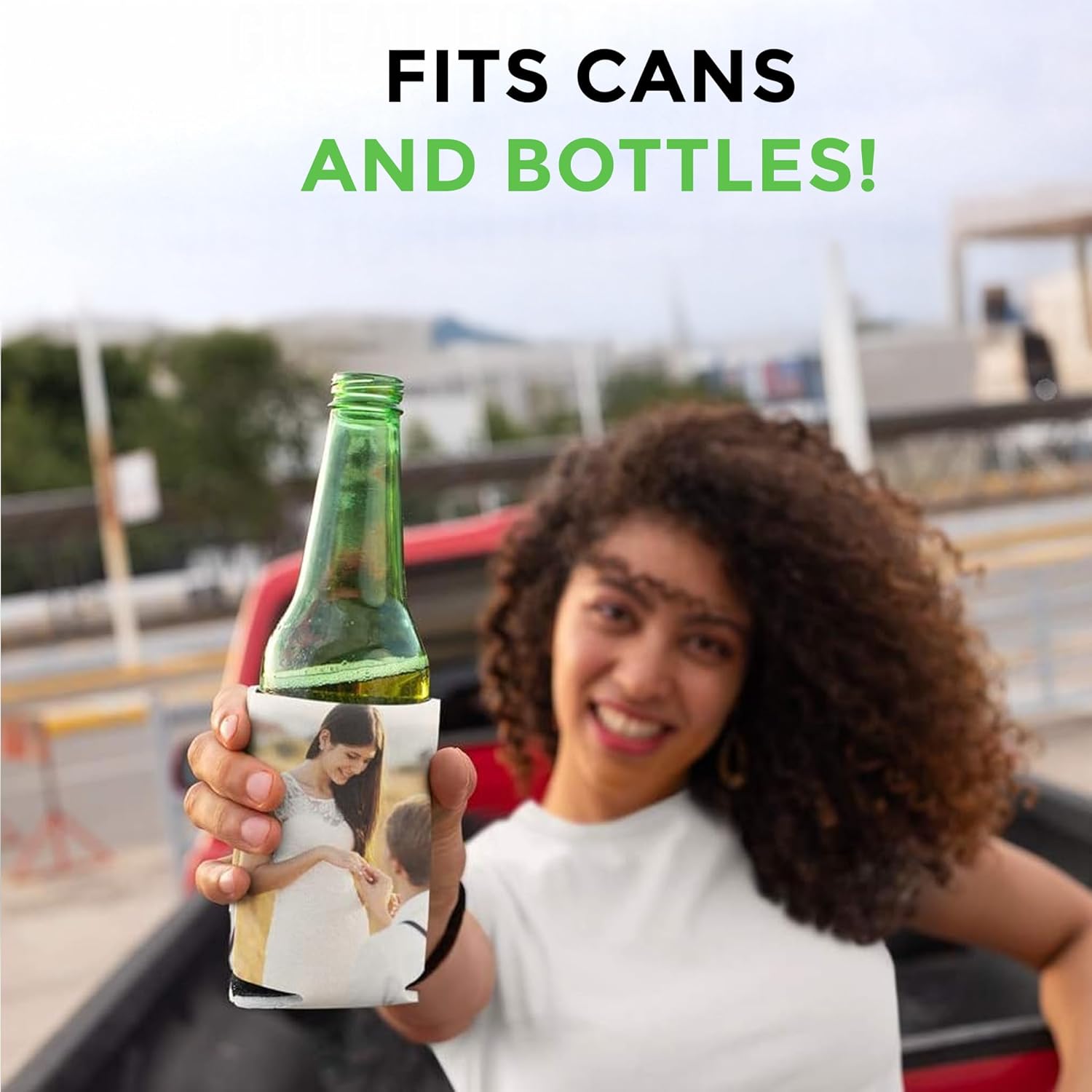 Custom Photo Can Coolers, Logo Can Coolers, Free shipping