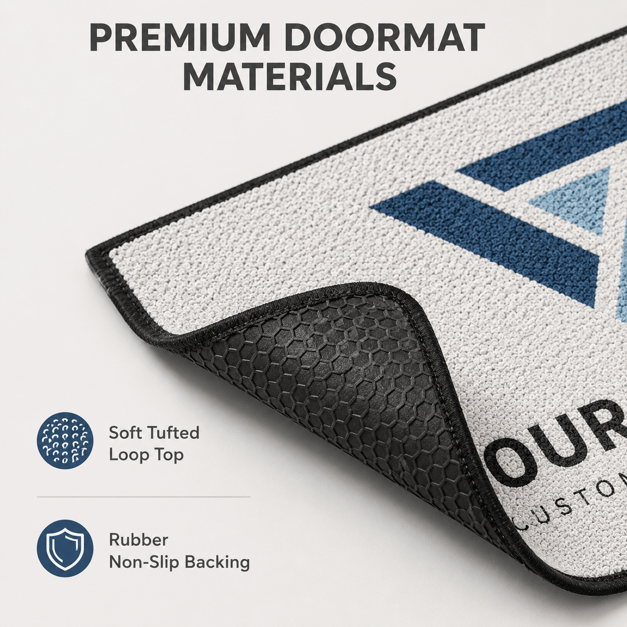 Custom Business Logo Doormat | Free Shipping – VictoryStore.com