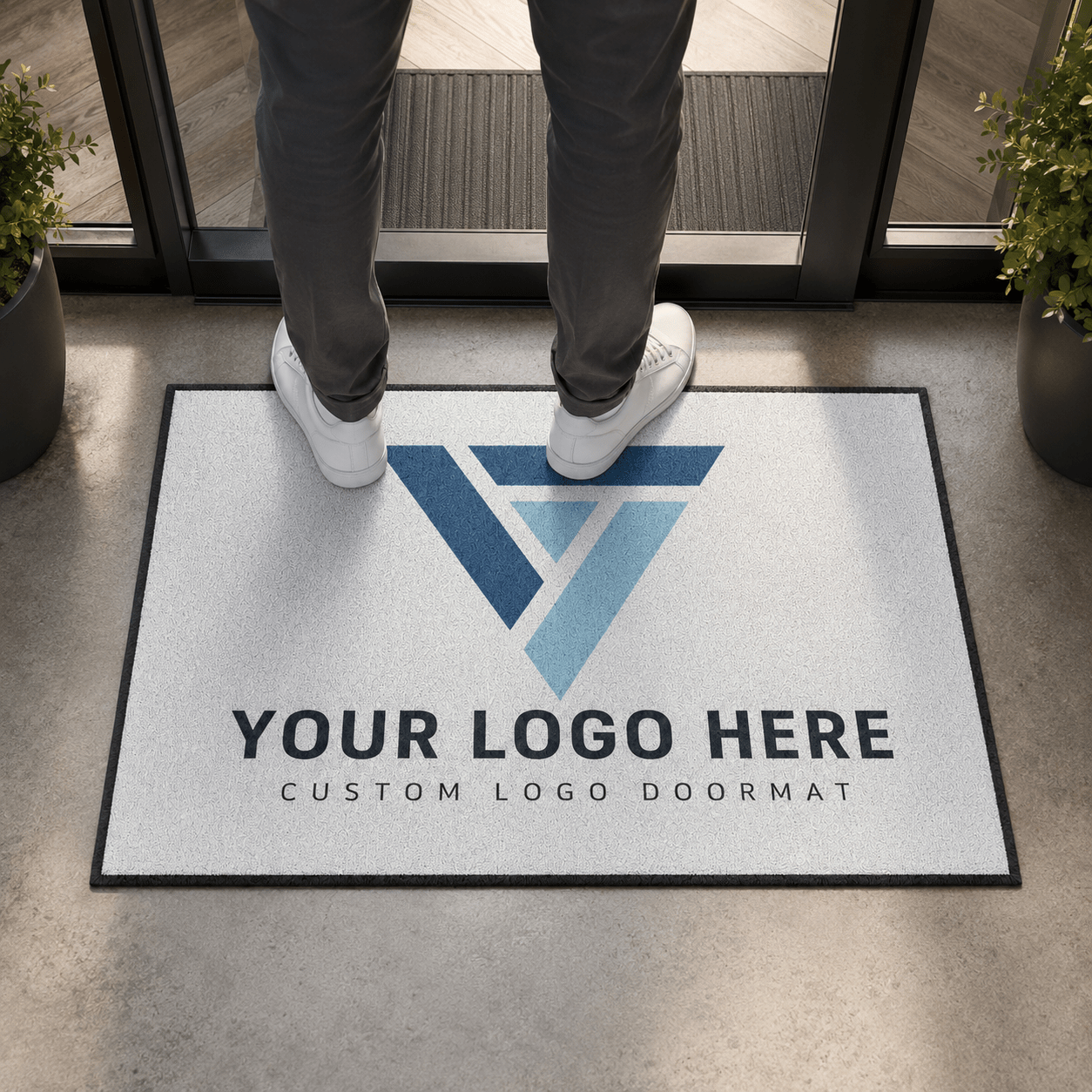 Custom Photo Doormat Any Color Custom Logo Doormat Full Color, Commercial Business Doormats