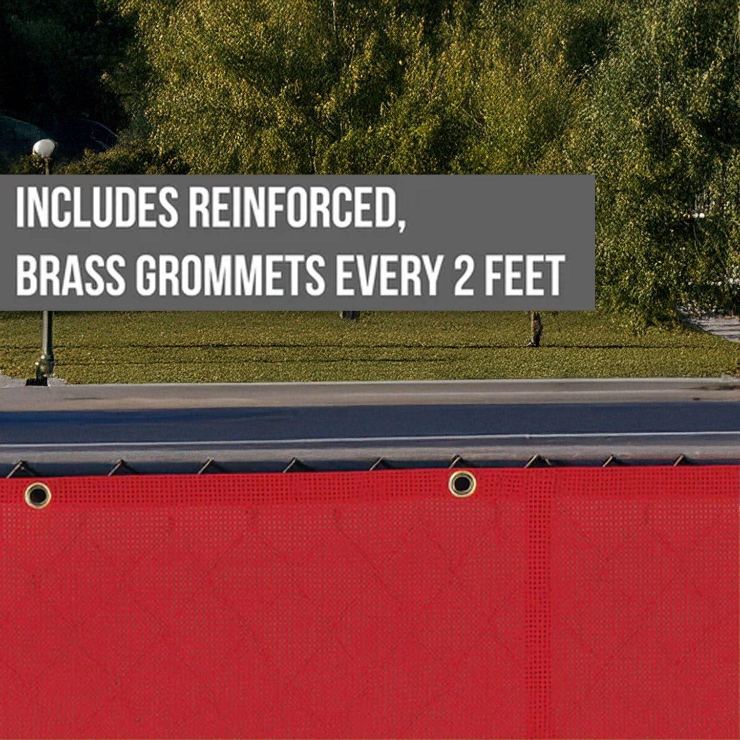 Custom Pickleball Mesh Windscreen Banner – Personalized Fence Wrap with Logo | Wind - Permeable