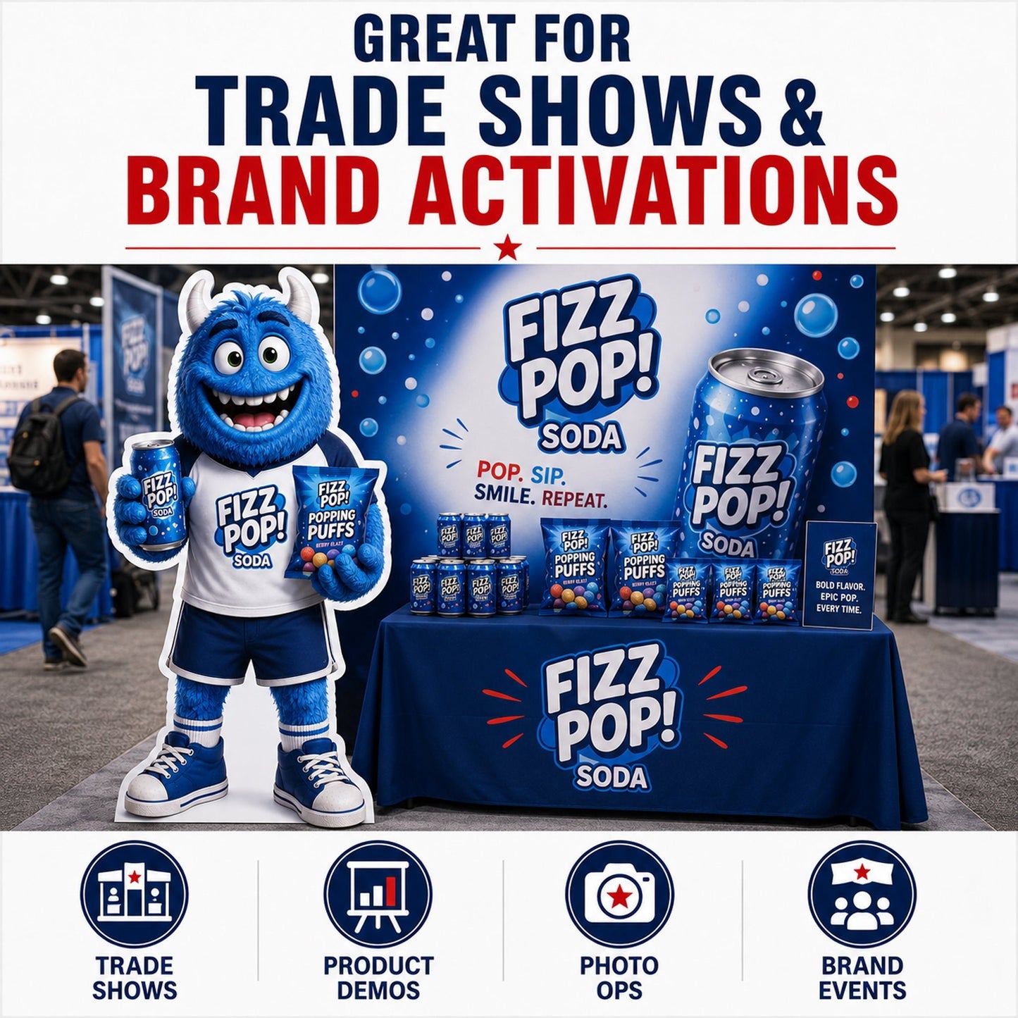 Custom Product Mascot & Retail Display Standup Cutouts